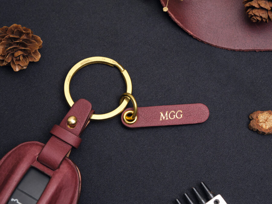 Porsche Cayenne key fob cover with free tag engraved and hardware options