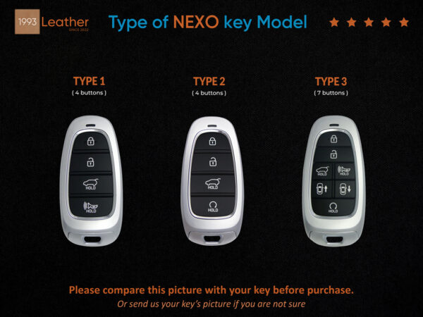 Type of Hyundai NEXO Key Models