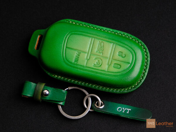 Jeep Cherokee key fob cover at Leather193