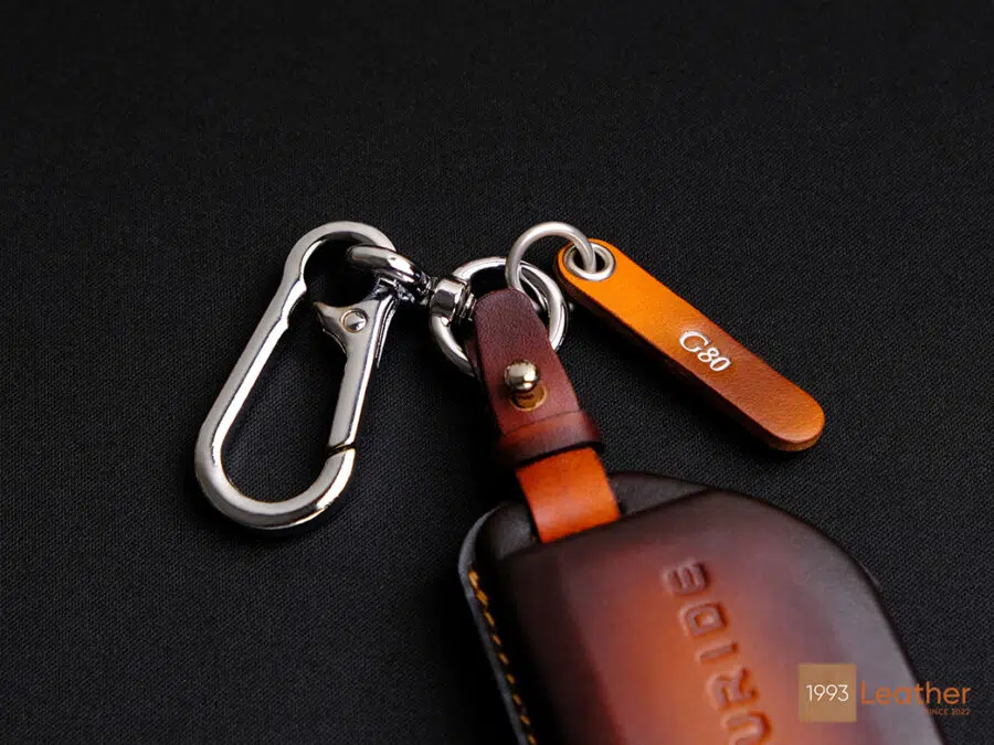 Personalize your key fob cover with our name tag and keychain options