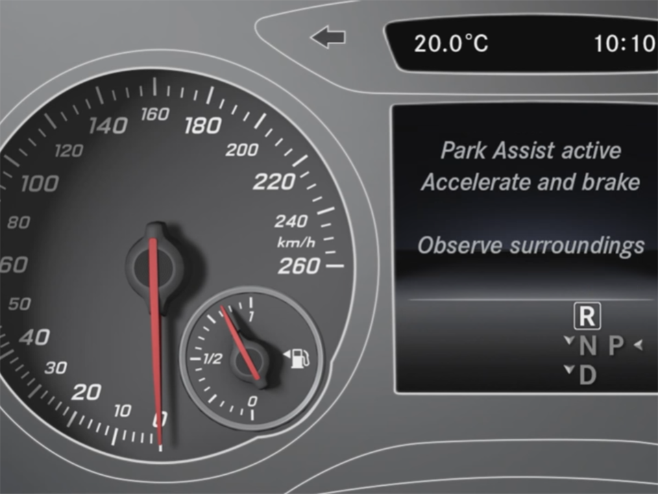 Mercedes A-Class And safety features for the driver