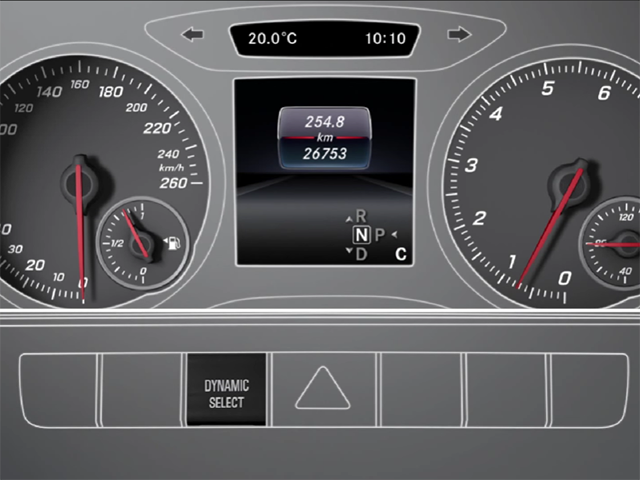 Utility features in Mercedes A-Class