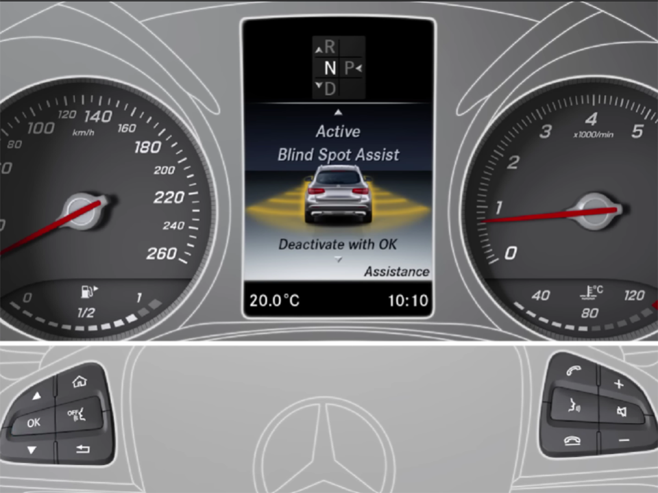 Mercedes GLC-Class and driver assistance features