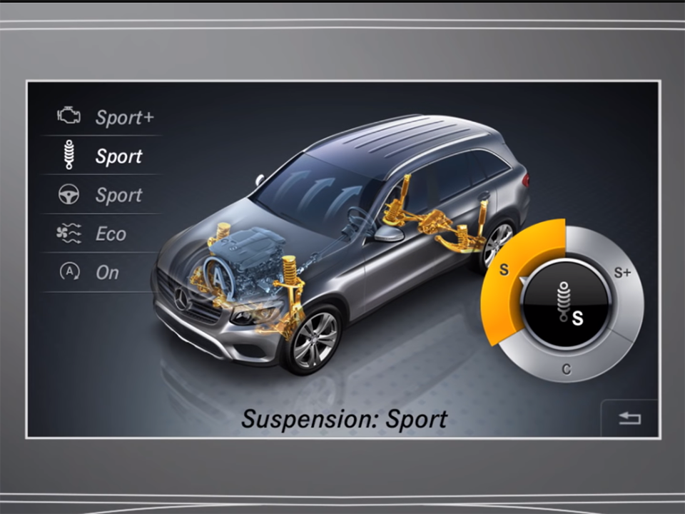 Mercedes GLC-Class driving modes and assistance features