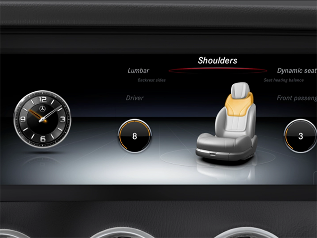 Mercedes S-Class - Touchpad & Multifunction display