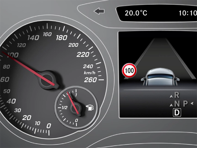 Driver assistance features of Mercedes A-Class