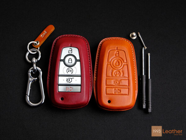 Exposed button and fully button designs of the Corsair key fob cover.