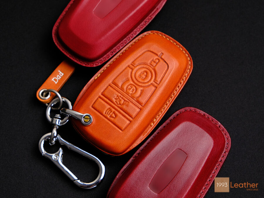 Explore the handcrafted Lincoln Corsair key fob cover made at Leather1993