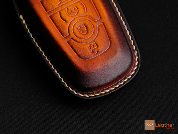 The stitching is meticulously crafted with great attention to detail.