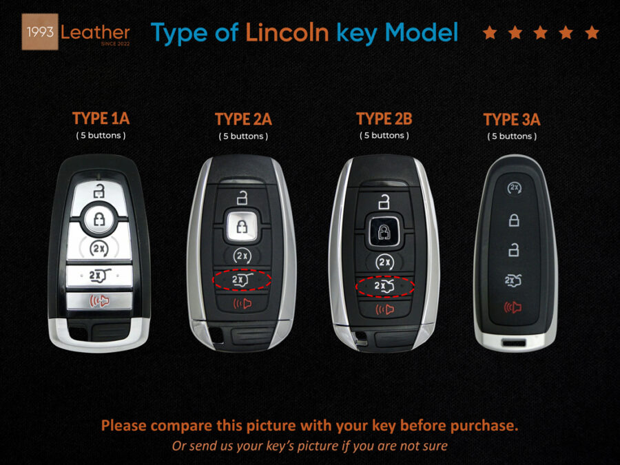 Type of Lincoln key models