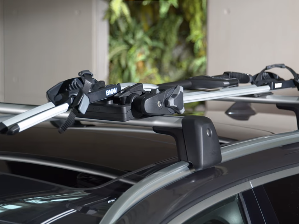 A Perfect Travel in a BMW Mounting the BMW Roof-Mounted Bike Rack