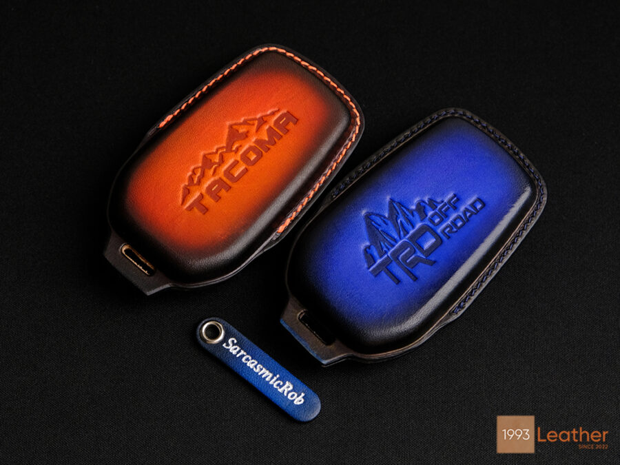 Toyota Tacoma key fob cover featuring a precisely designed back for a perfect fit.