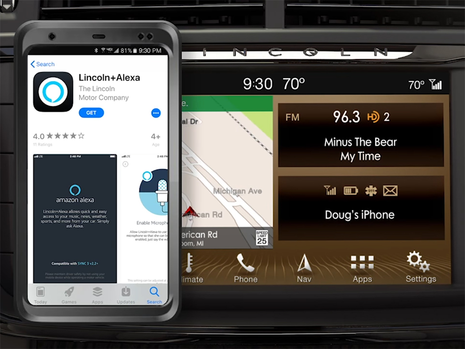 Get Understood 2 Features in Lincoln: Connect AppLink to Alexa 