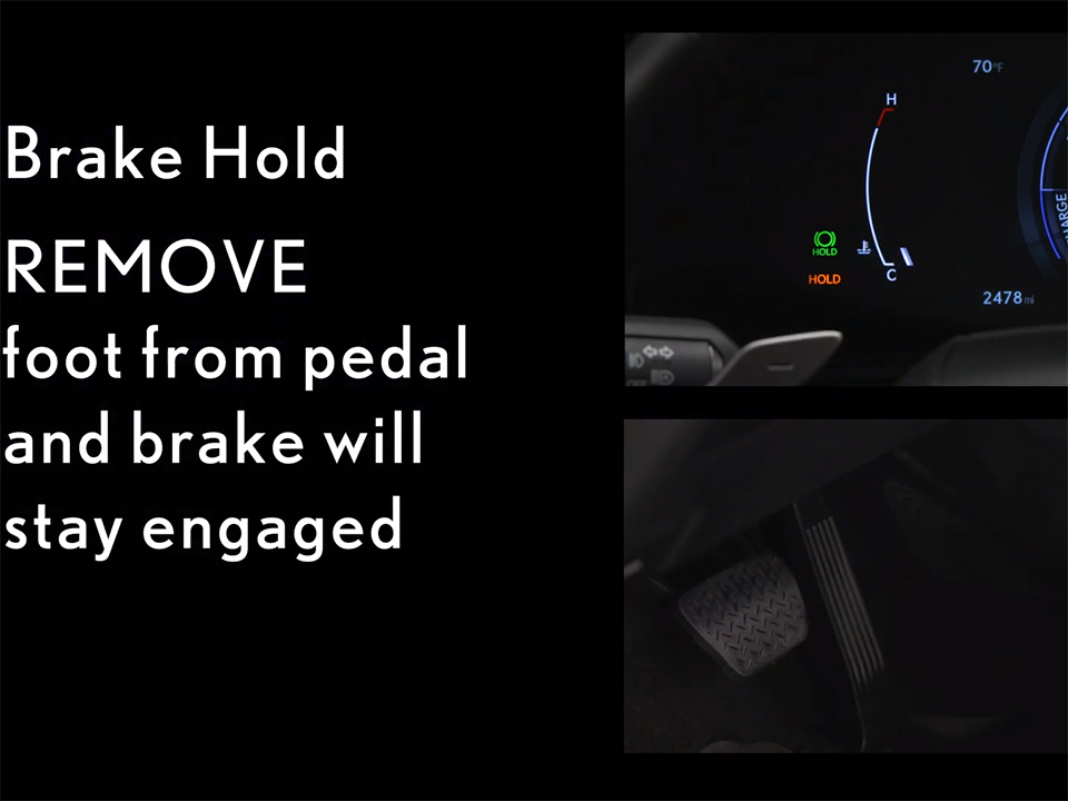 How-to Operate Lexus NX Brake Hold