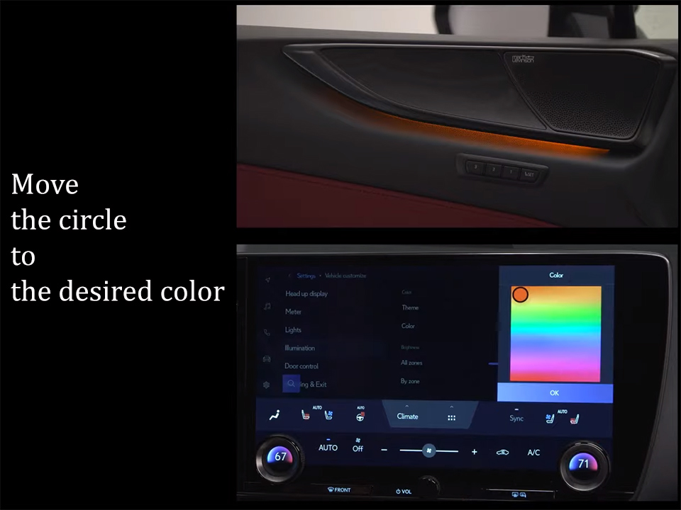 How-to Control Lexus NX Illumination 