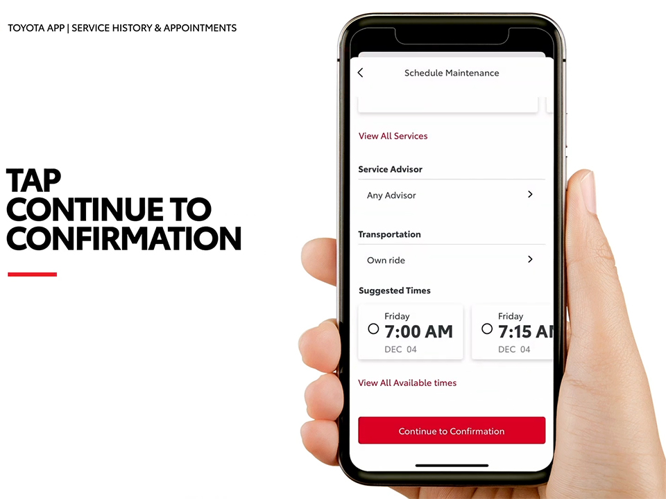 The 4 Steps Access Service History Right within Toyota App