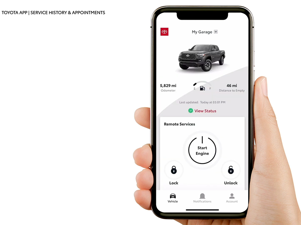 The 4 Steps Access Service History Right within Toyota App