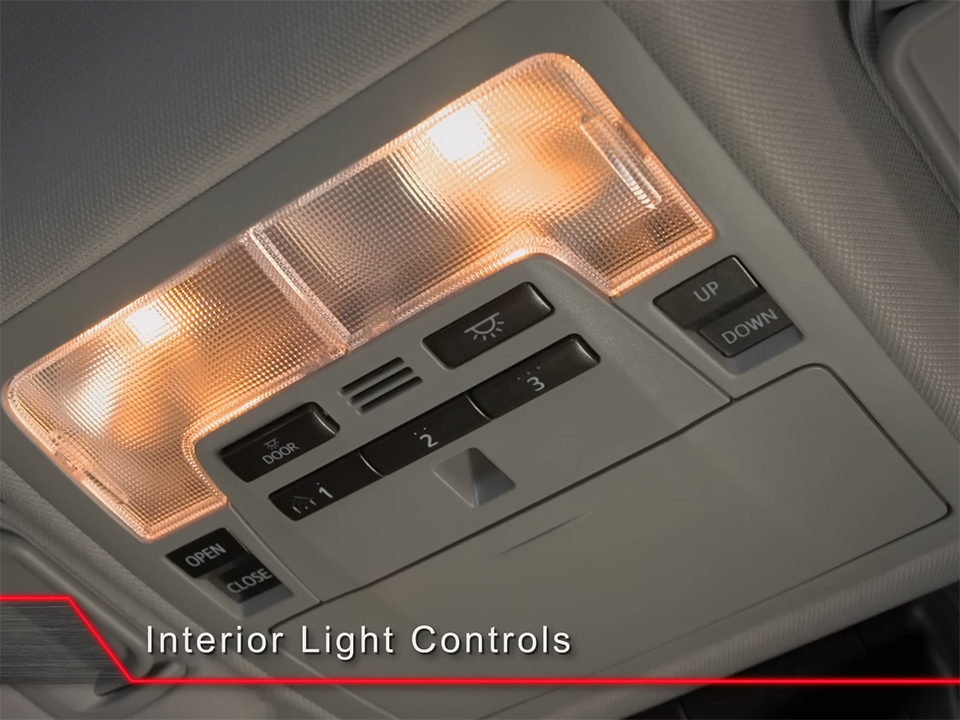 Top 2 Exclusive Toyota Features - Interior Light/ Moon Roof