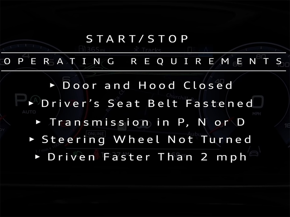 Exploring Maximizing Efficiency Audi's Automatic Start/Stop