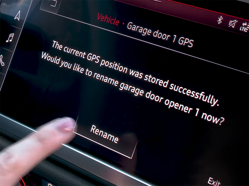 Revolutionize Your Garage Experience with Audi's Door Opener