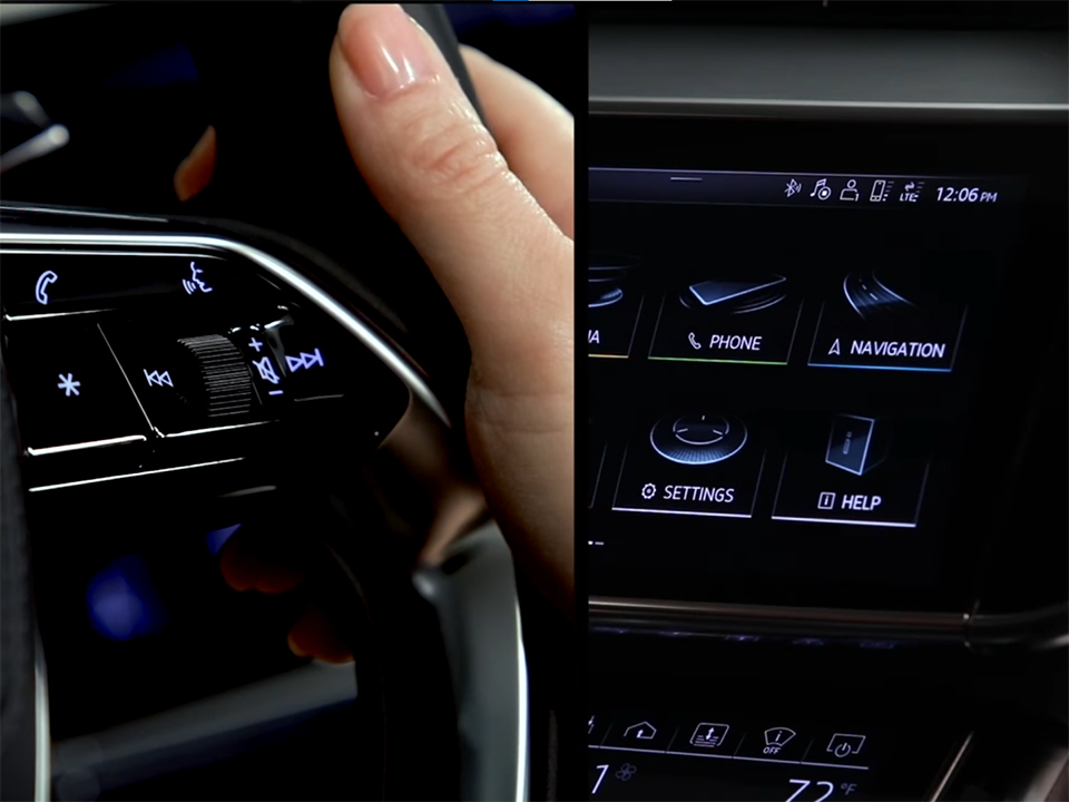 Audi Tech Tutorial Voice Recognition - Do not need physical touch