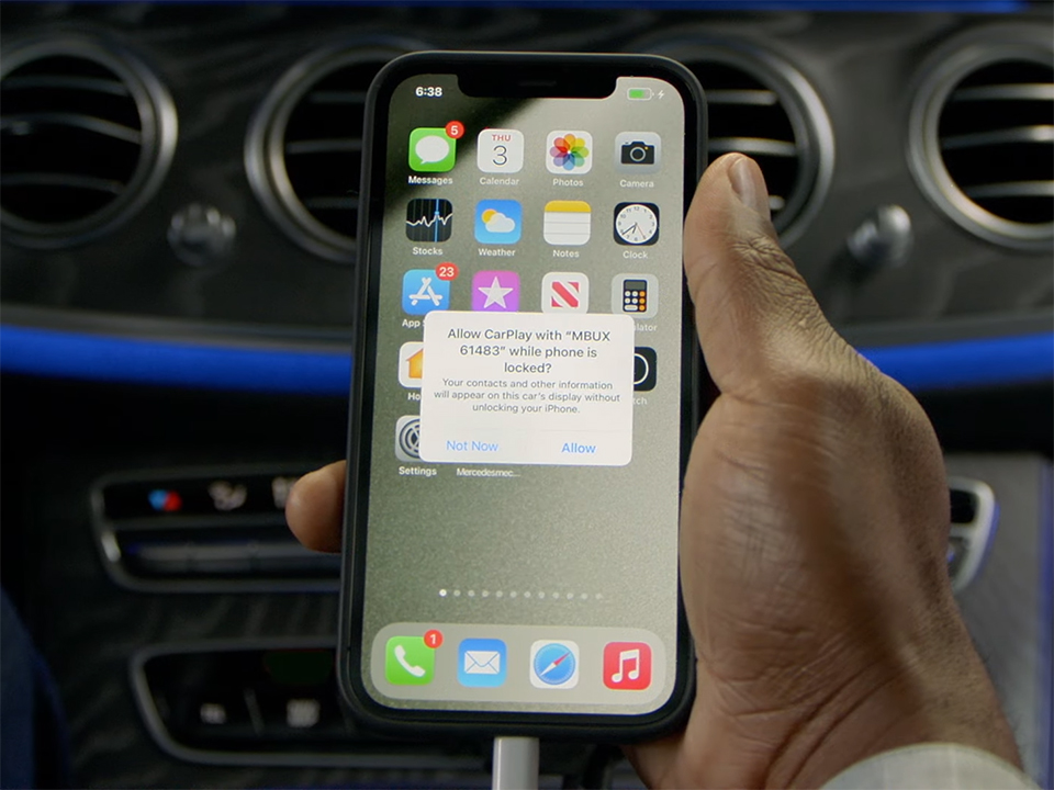 Connect Apple CarPlay or Android Auto