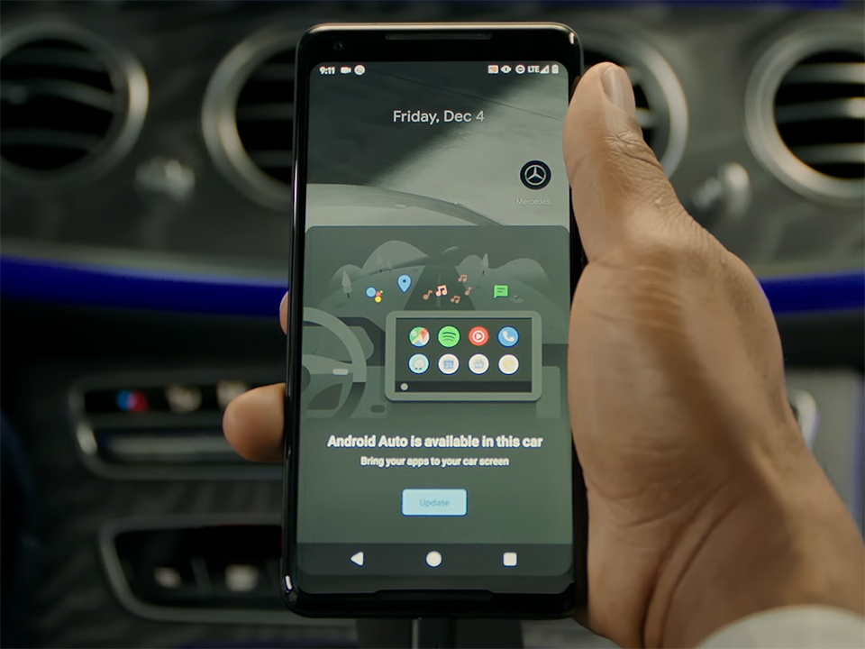 Connect Apple CarPlay or Android Auto