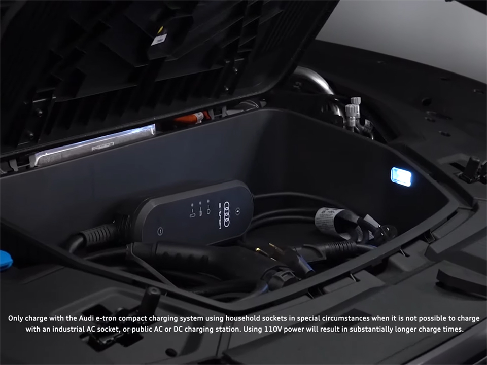 How to Charge Audi Electric Vehicle - Easy to Use Charging Port