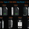 Type of KIA Soul key models