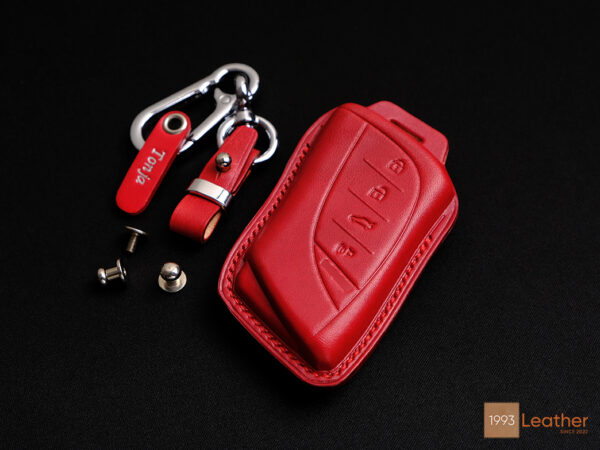 Fully buttoned design key fob cover for Lexus ES