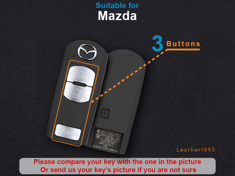 mazda 3 2017 key cover