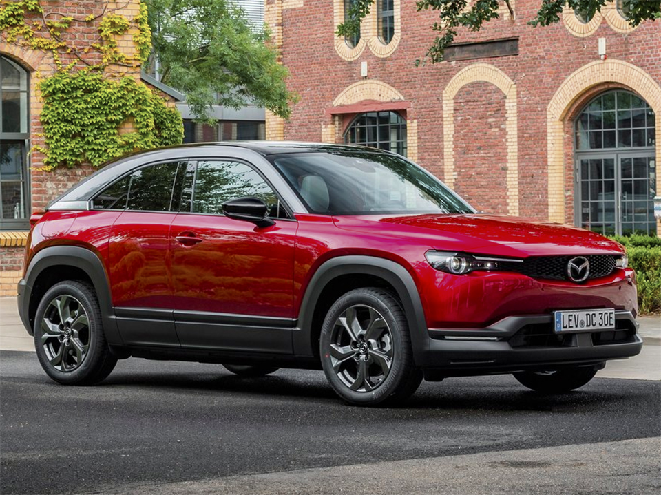 The latest Electric Vehicle MX-30 in Mazda's house