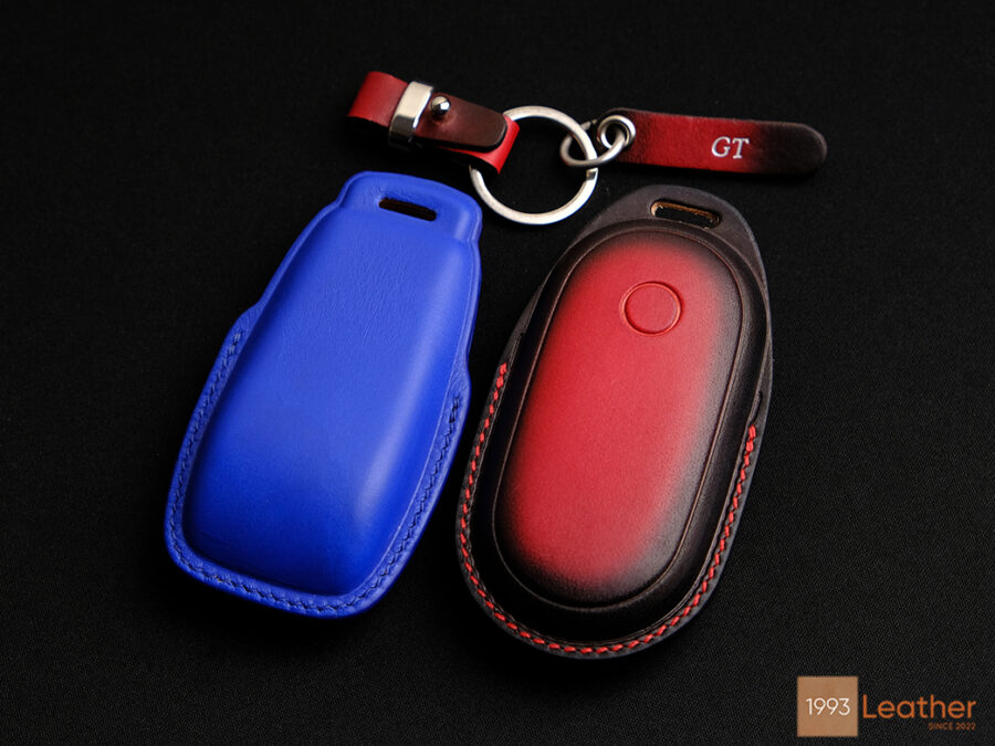 Back view of the Mercedes A-Class key fob cover featuring a snug and precise fit for the key.