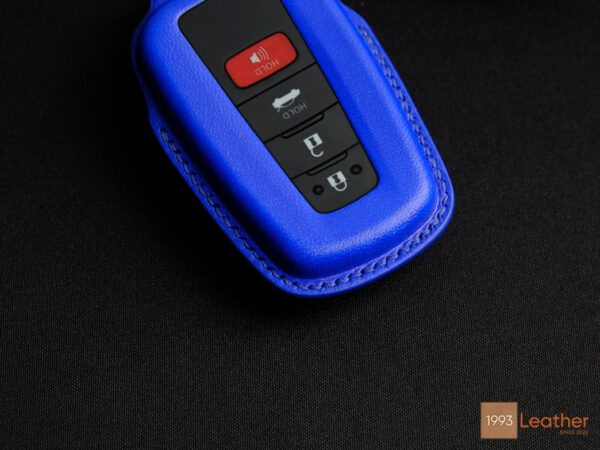 Toyota Camry key fob cover featuring superb hand-stitched craftsmanship for durability and elegance.