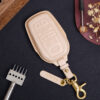 Premium Toyota Sienna key fob cover made of Vegtan leather