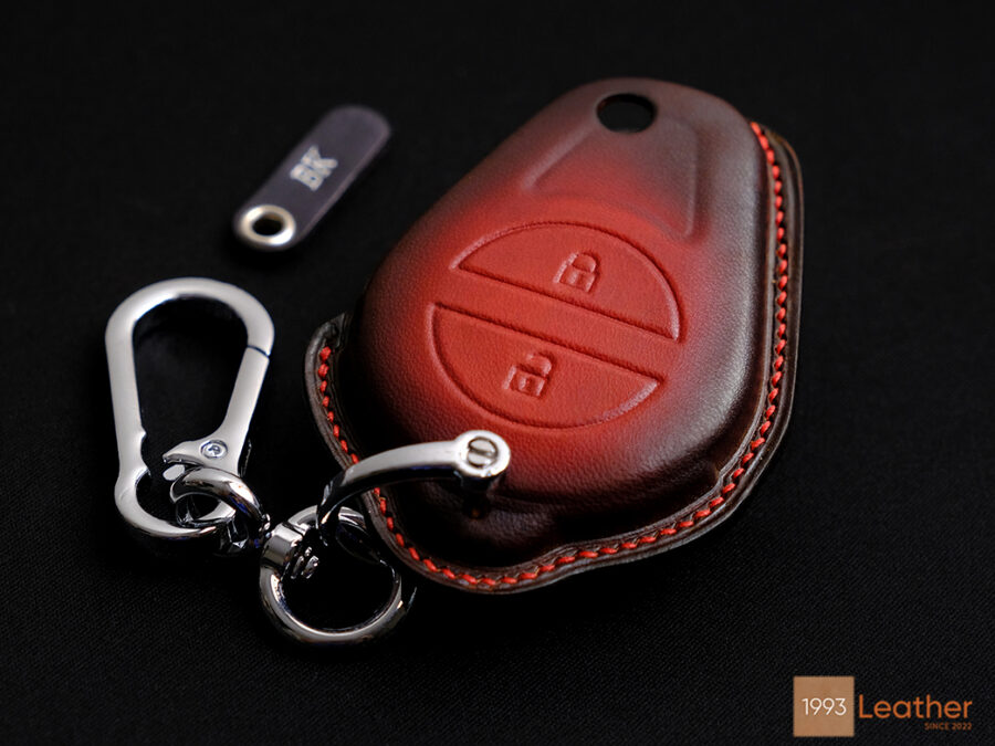 Electra Glide key fob cover representing exquisite hand-stitched detailing for durability and elegance.