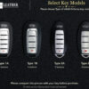 Type of Infiniti Q-Series key models