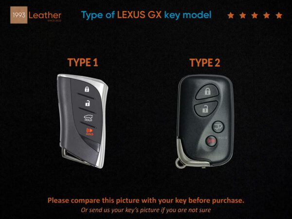 Type of Lexus GX key model