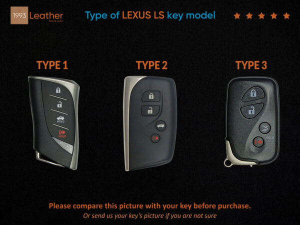 Type of Lexus LS key models