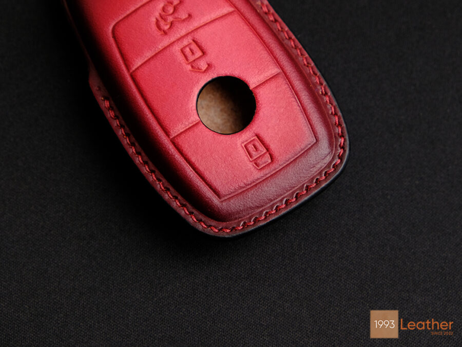 Mercedes GLS-Class key fob cover representing intricate and precise stitching.