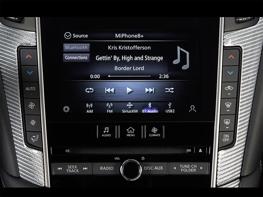 Connect INFINITI Q50 with Bluetooth Streaming Audio