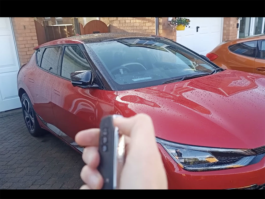 How to remote start and move the Kia EV6