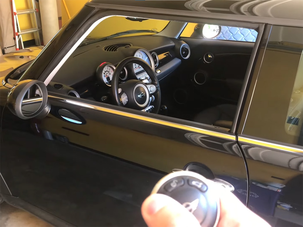 Quick Tip to Control Mini Cooper Window with key