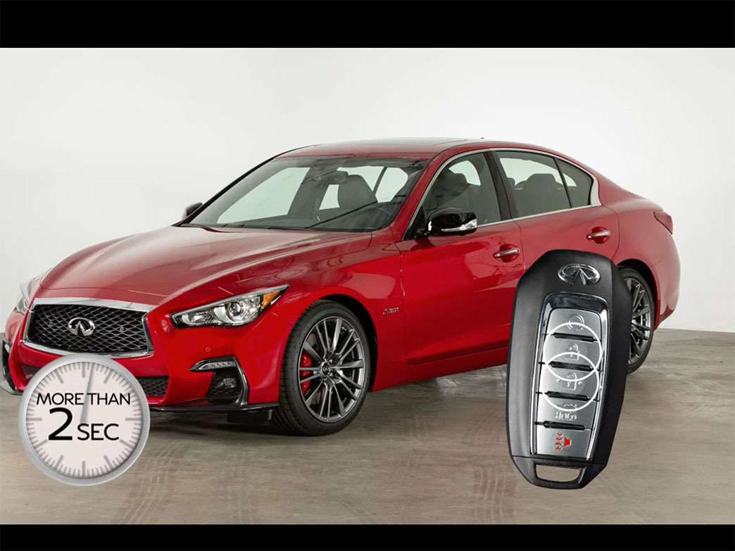 Tips use INFINITI Q50 Intelligent Key and Locking Functions