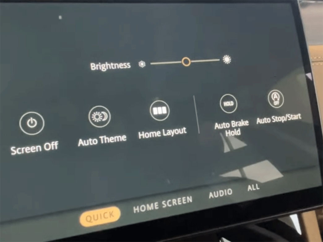 Unveiling all Quick settings in Jaguar F-Pace