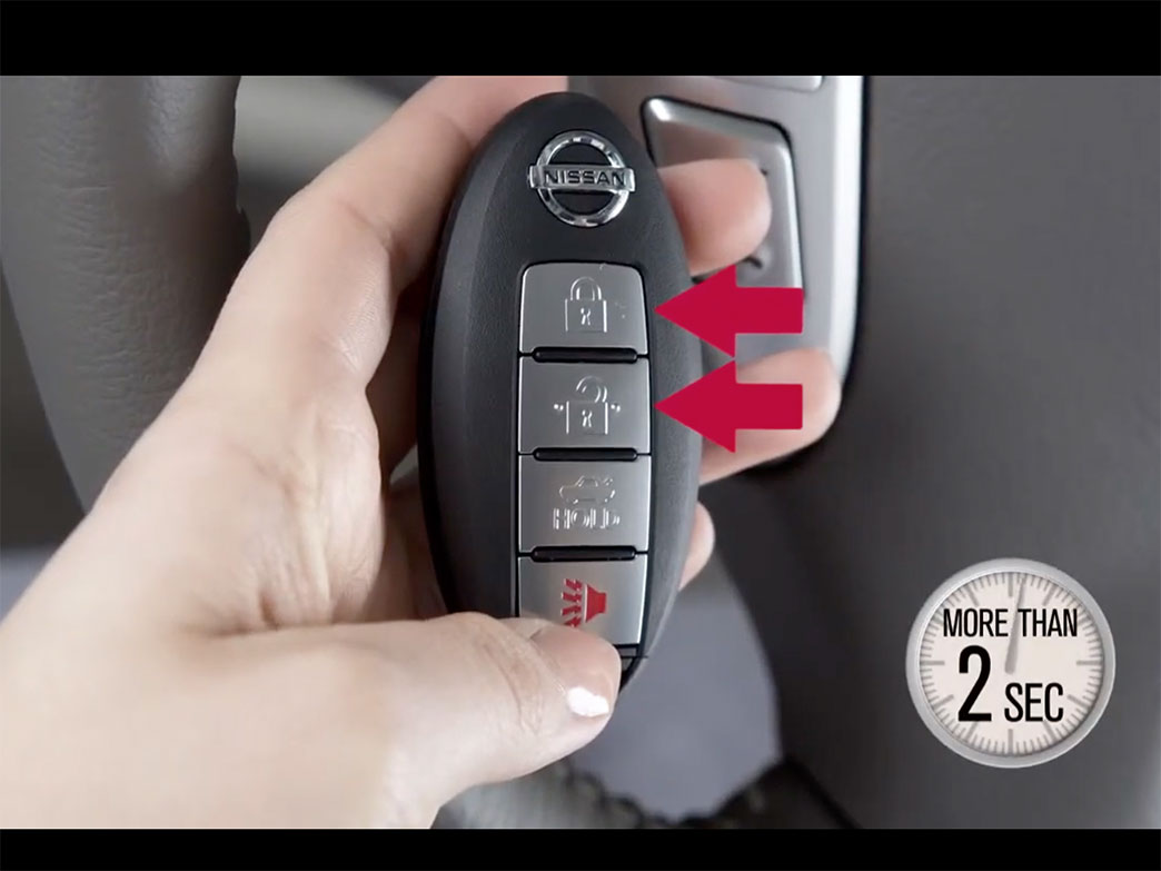 Using amazing features of Nissan Versa intelligent key