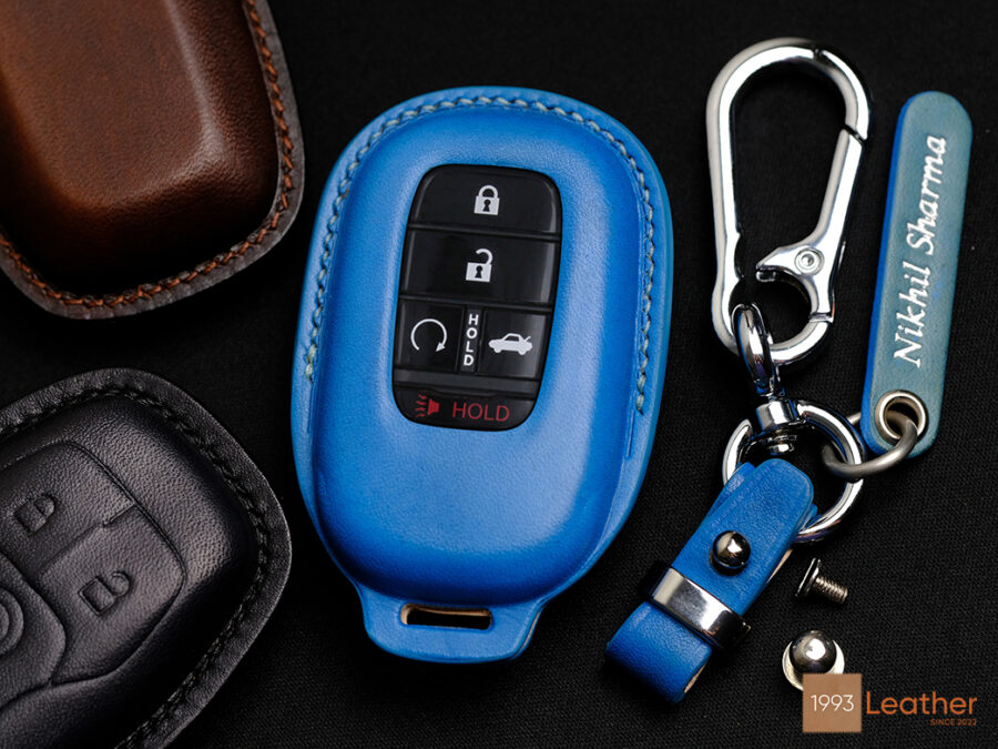 Honda Civic key fob cover at Leather1993