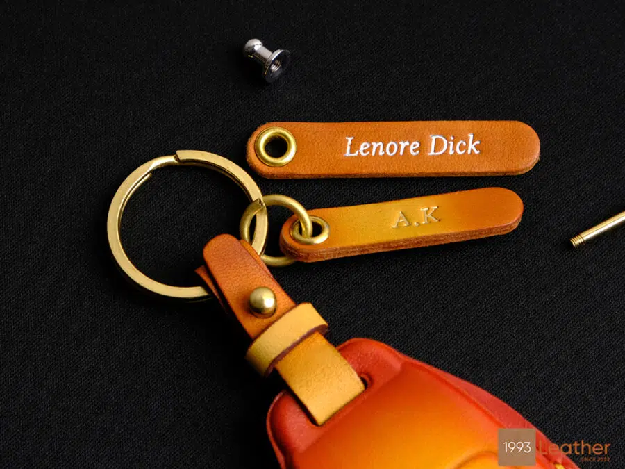 Mercedes CLA-Class and CLS-Class key fob cover with a free tag engraved and four hardware options available.