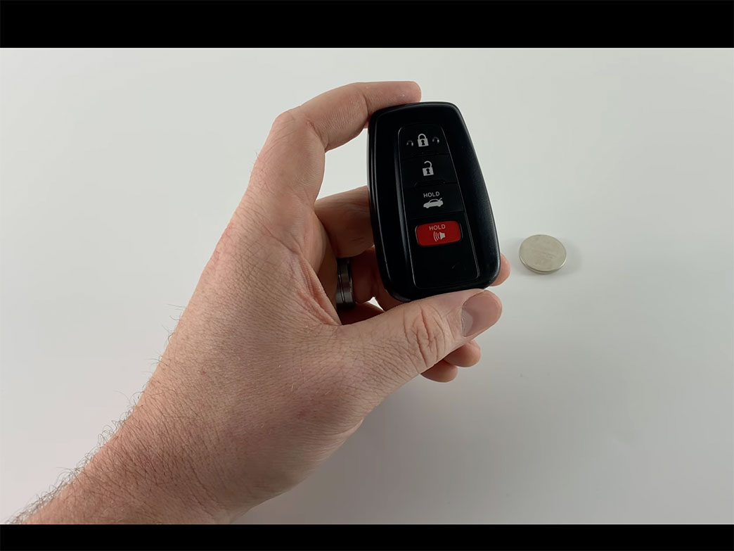 How To Change A Toyota Camry Remote Fob Smart Key Battery