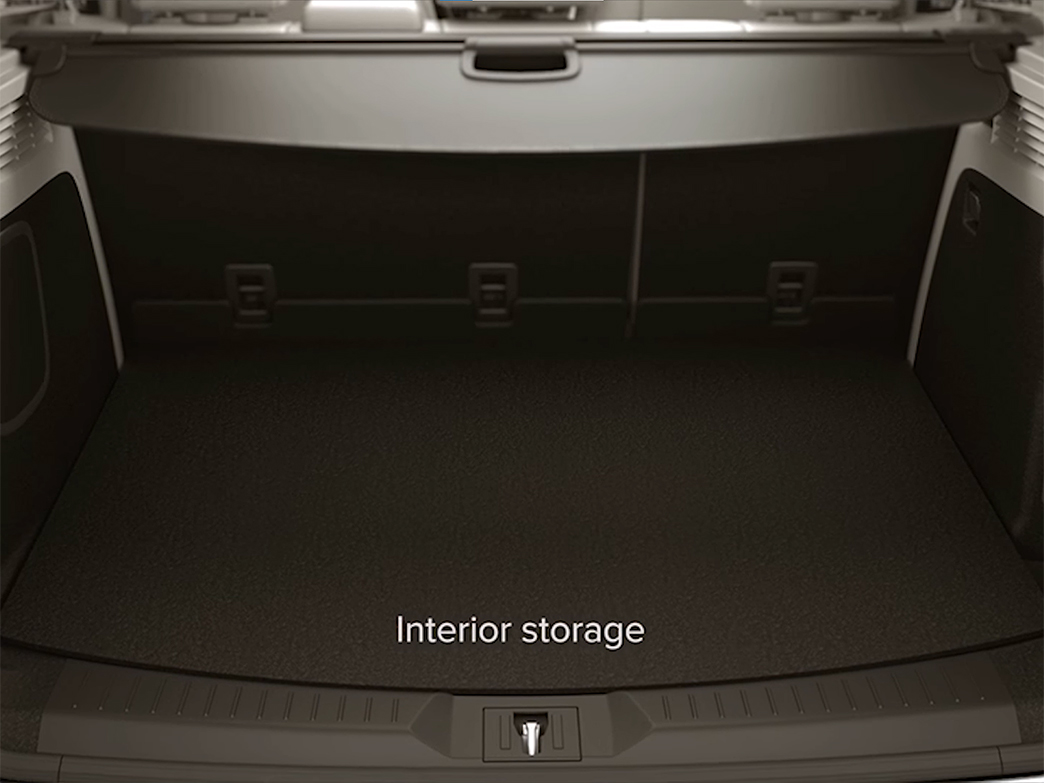 Lincoln Aviator Interior Storage: Great Cargo capacity